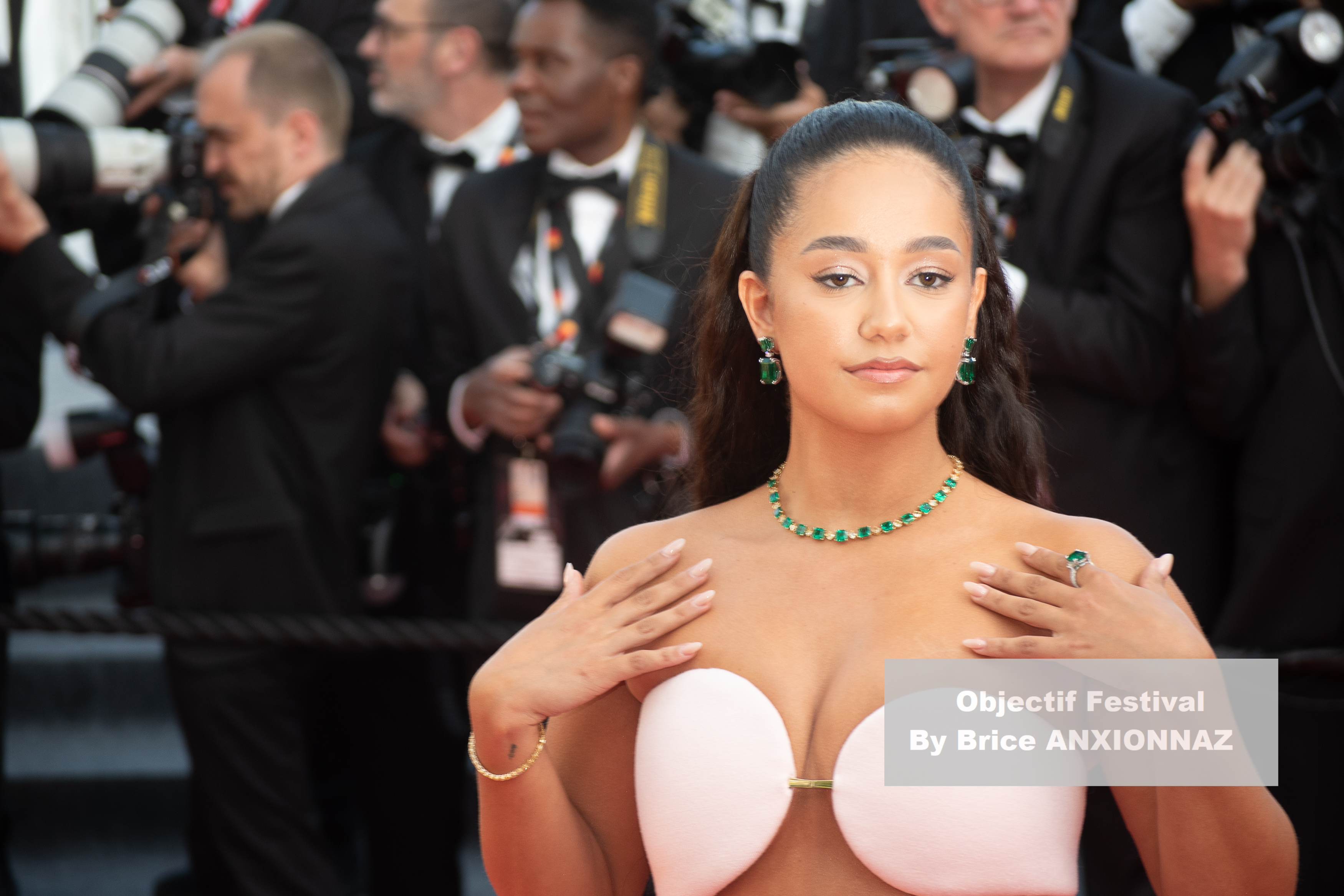 Influenceuse Cannes 2025 : The History of Sound - Show attends the 78th-Cannes-International-Film-Festival, France on May 15th, 2025 - Photos by Brice ANXIONNAZ (Objectif Festival)